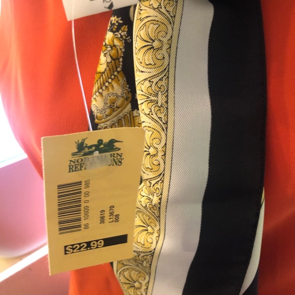 New scarf black, white and yellow - Picture 4 of 5